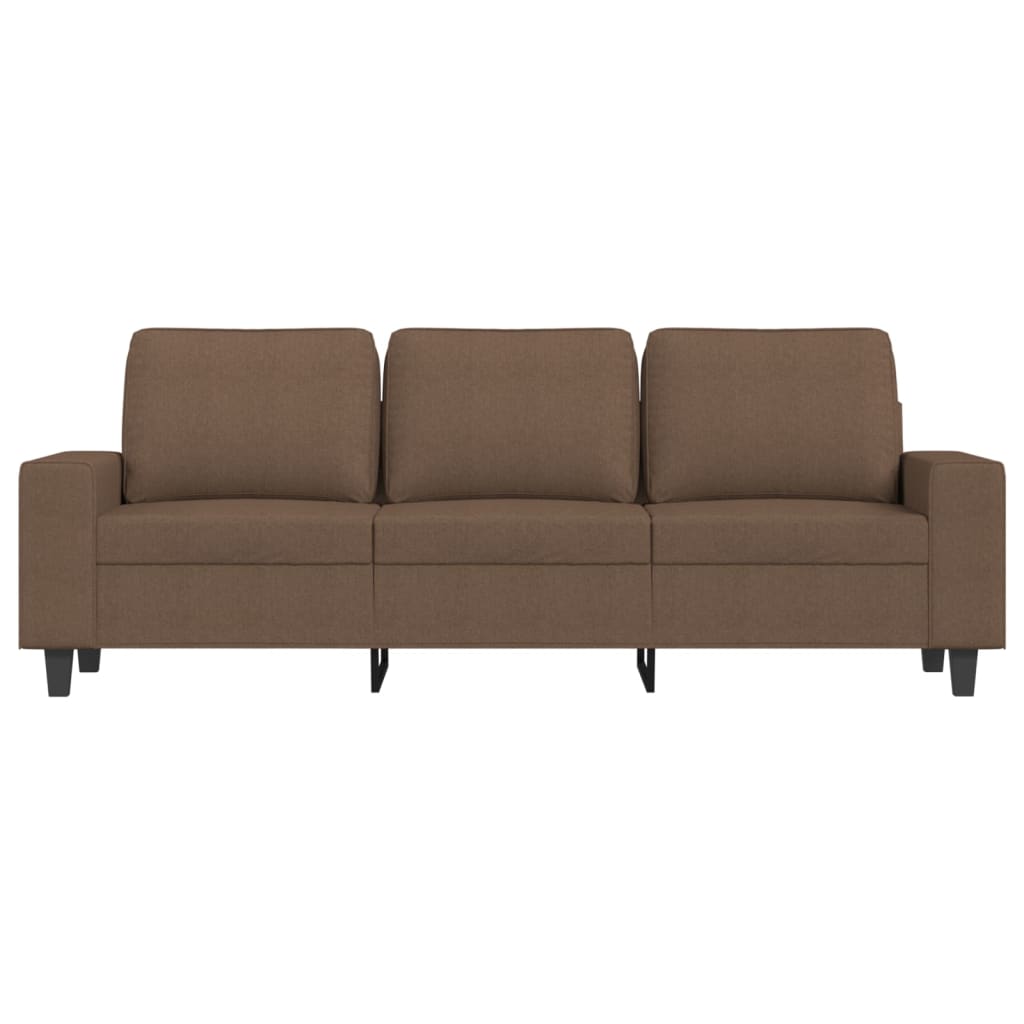 3-Personers Sofa Med Fodskammel 180 Cm Stof