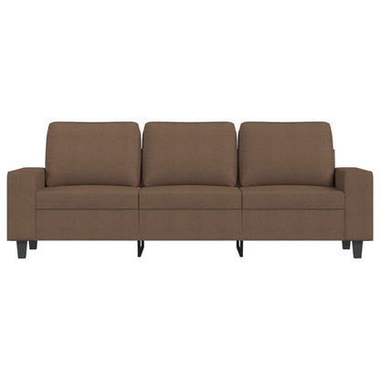 3-Personers Sofa Med Fodskammel 180 Cm Stof