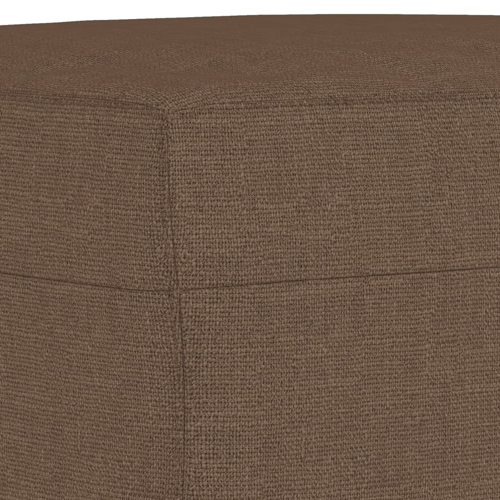 3-Personers Sofa Med Fodskammel 180 Cm Stof