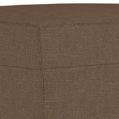 3-Personers Sofa Med Fodskammel 180 Cm Stof