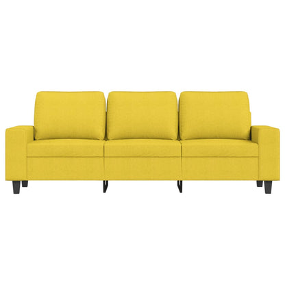 3-Personers Sofa Med Fodskammel 180 Cm Stof