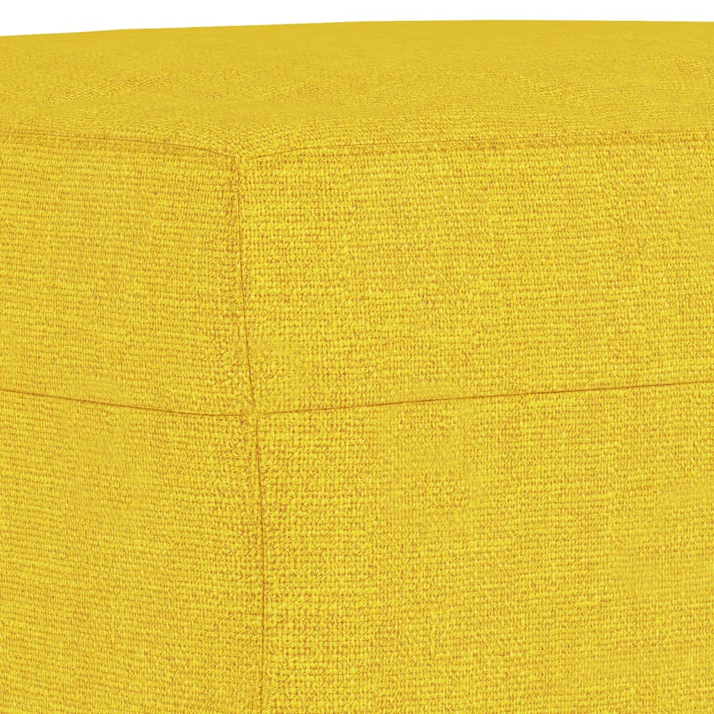 3-Personers Sofa Med Fodskammel 180 Cm Stof