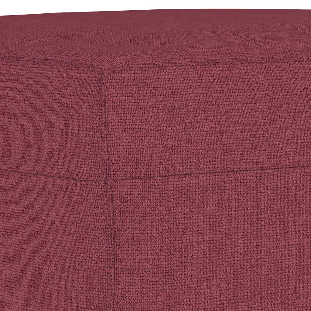 3-Personers Sofa Med Fodskammel 180 Cm Stof
