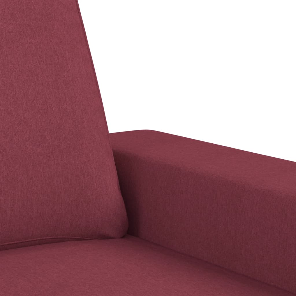 3-Personers Sofa Med Fodskammel 180 Cm Stof