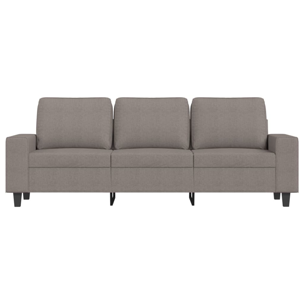 3-Personers Sofa Med Fodskammel 180 Cm Stof