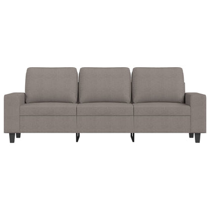 3-Personers Sofa Med Fodskammel 180 Cm Stof