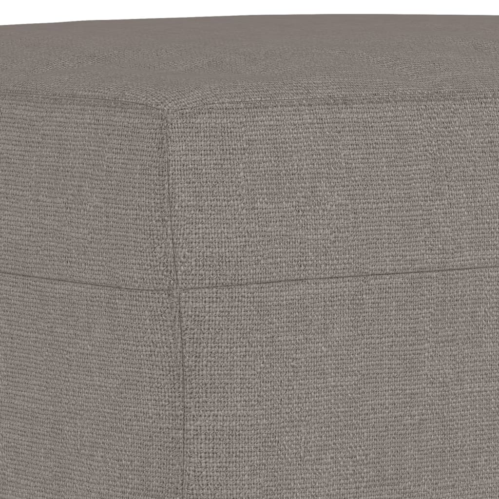 3-Personers Sofa Med Fodskammel 180 Cm Stof