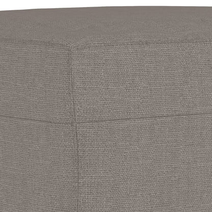 3-Personers Sofa Med Fodskammel 180 Cm Stof