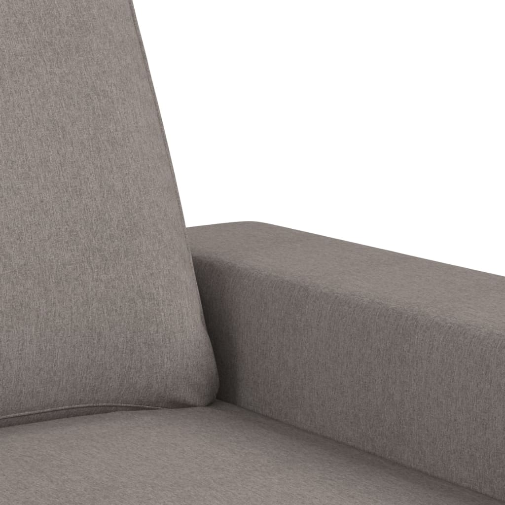 3-Personers Sofa Med Fodskammel 180 Cm Stof