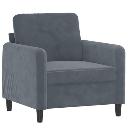 Sofastol Med Fodskammel 60 Cm Velour