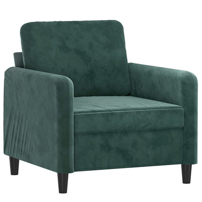 Sofastol Med Fodskammel 60 Cm Velour