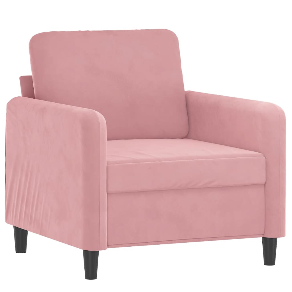 Sofastol Med Fodskammel 60 Cm Velour