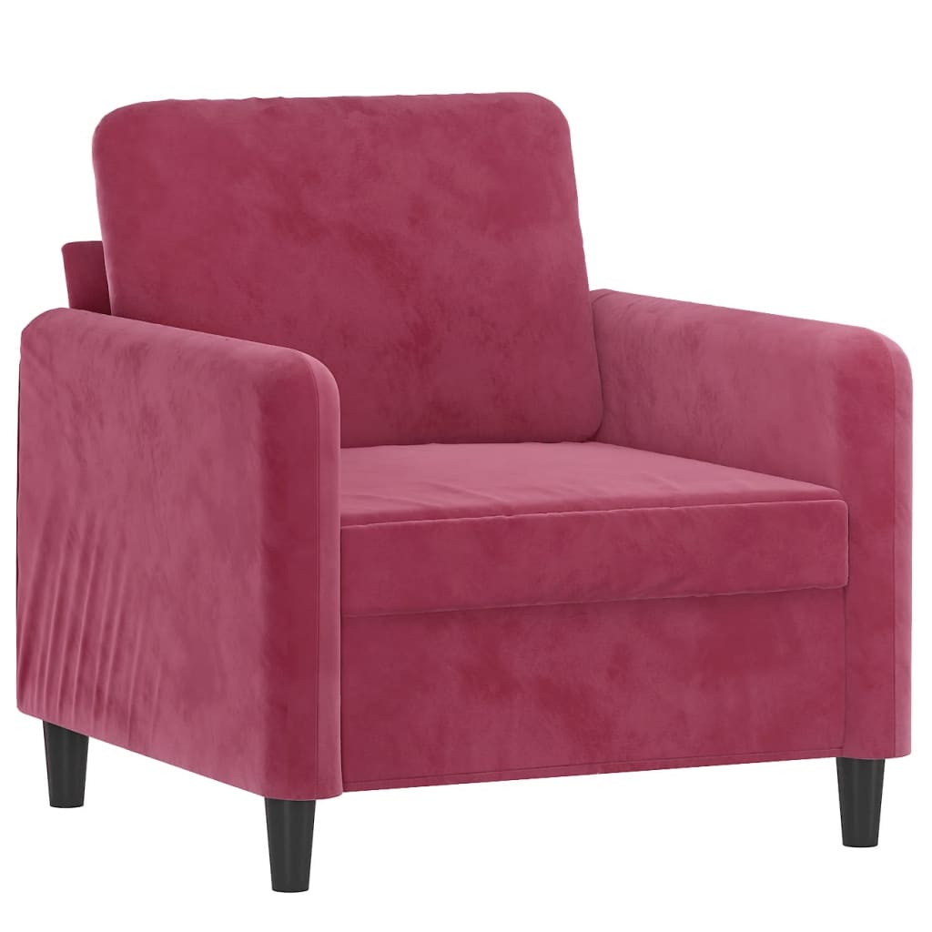Sofastol Med Fodskammel 60 Cm Velour