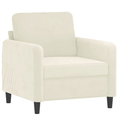 Sofastol Med Fodskammel 60 Cm Velour