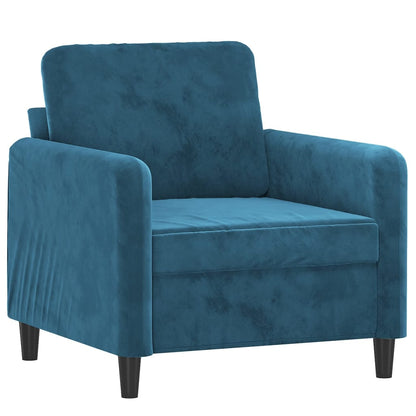Sofastol Med Fodskammel 60 Cm Velour