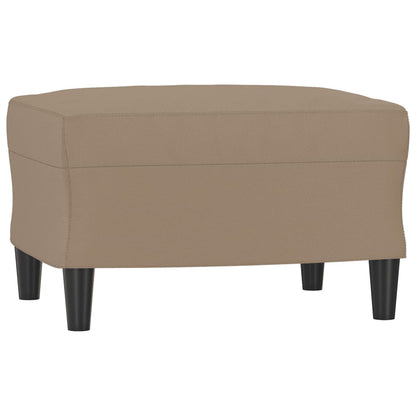 Sofastol Med Fodskammel 60 Cm Kunstlæder