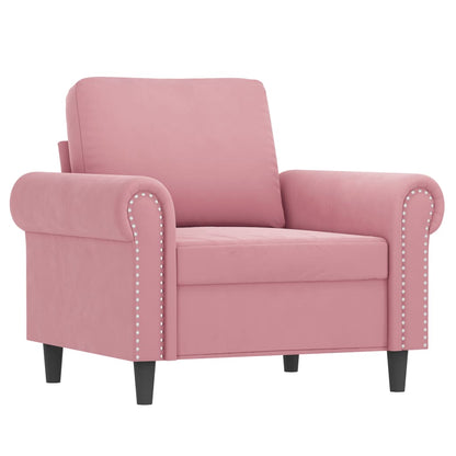 Sofastol Med Fodskammel 60 Cm Velour