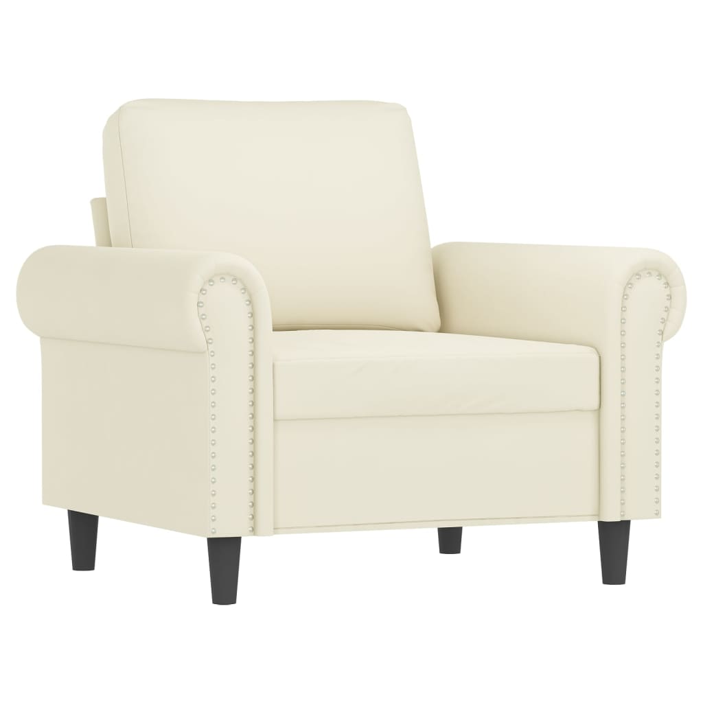 Sofastol Med Fodskammel 60 Cm Velour