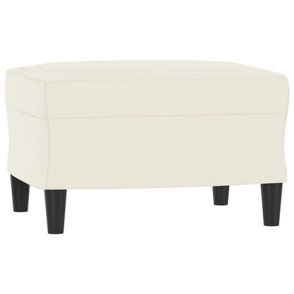 3-Personers Sofa Med Fodskammel 180 Cm Velour
