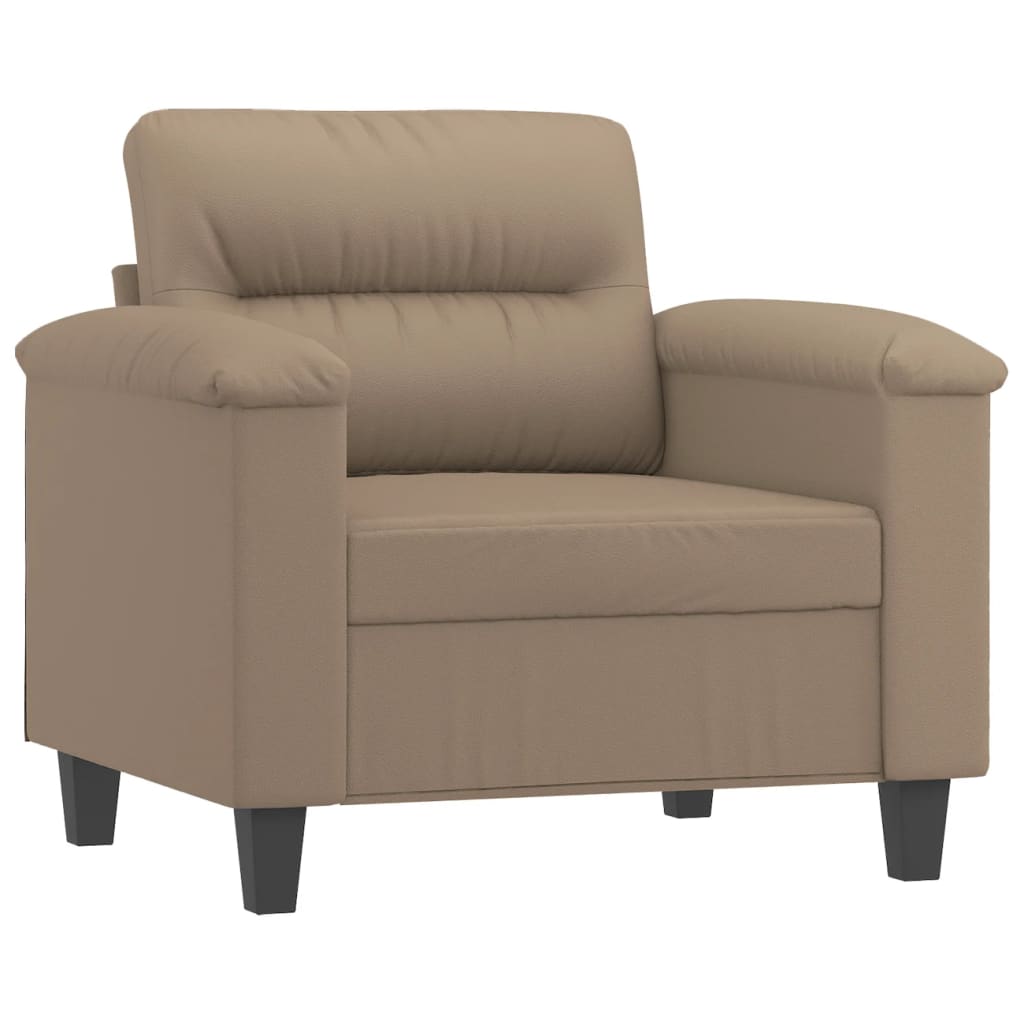 Sofastol Med Fodskammel 60 Cm Kunstlæder