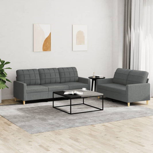 Sofasæt 2 Dele Stof