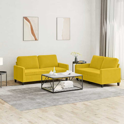 Sofasæt 2 Dele Med Hynder Velour - Variant 3201502