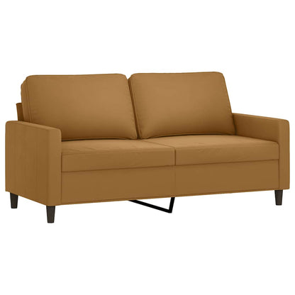 Sofasæt 2 Dele Med Hynder Velour - Billede 4