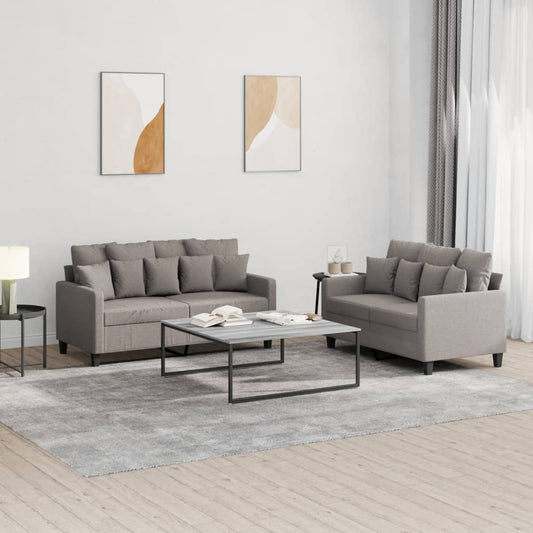 Sofasæt 2 Dele Stof
