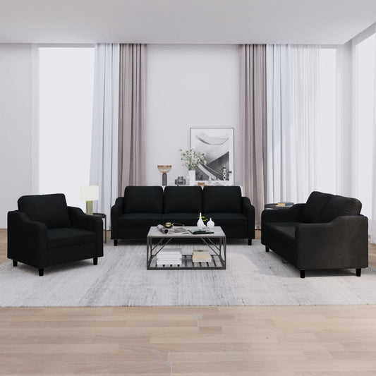 Sofasæt 3 Dele Stof