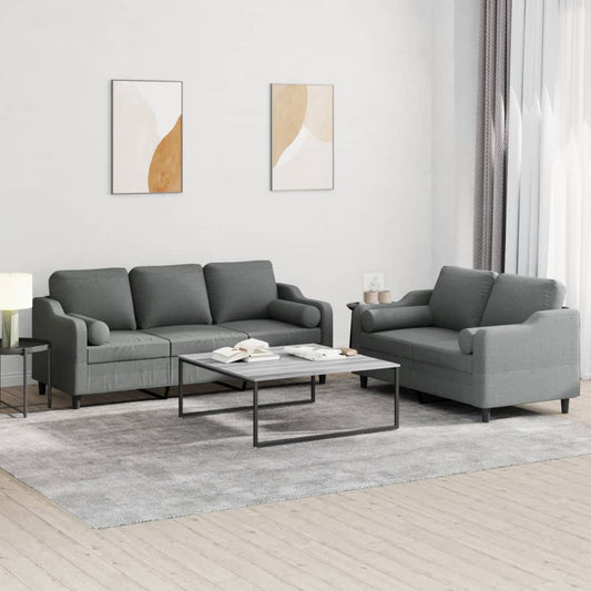 Sofasæt 2 Dele Stof