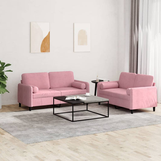 Sofasæt 2 Dele Velour
