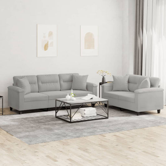 Sofasæt 2 Dele Mikrofiberstof