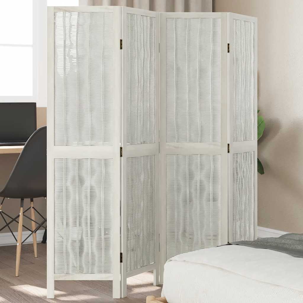 Rumdeler Paneler Massivt Kejsertræ Hvid - Variant 358673