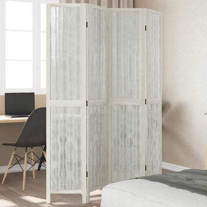 Rumdeler Paneler Massivt Kejsertræ Hvid - Variant 358675