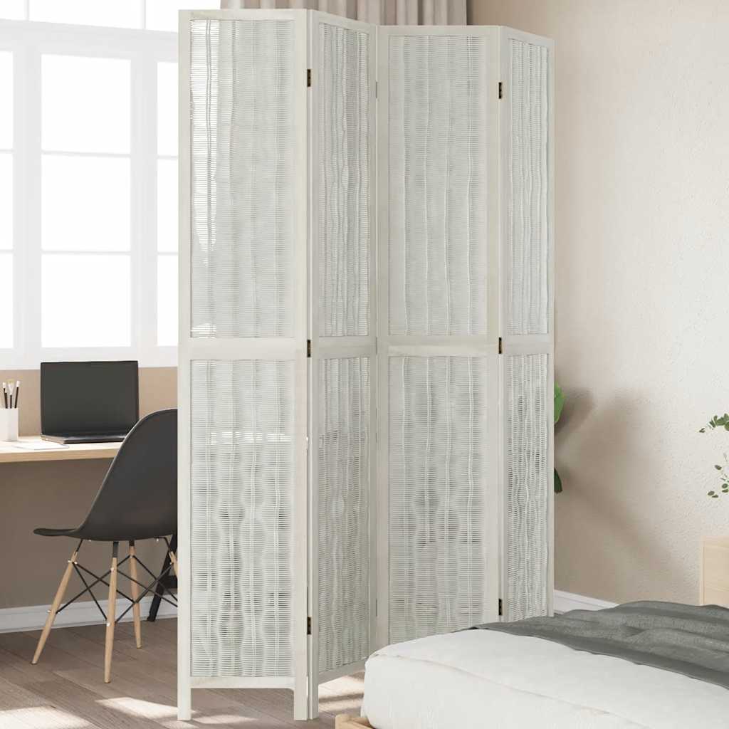 Rumdeler Paneler Massivt Kejsertræ Hvid - Variant 358676