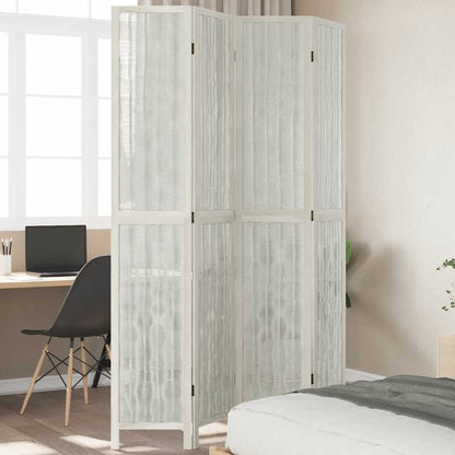 Rumdeler Paneler Massivt Kejsertræ Hvid - Variant 358676