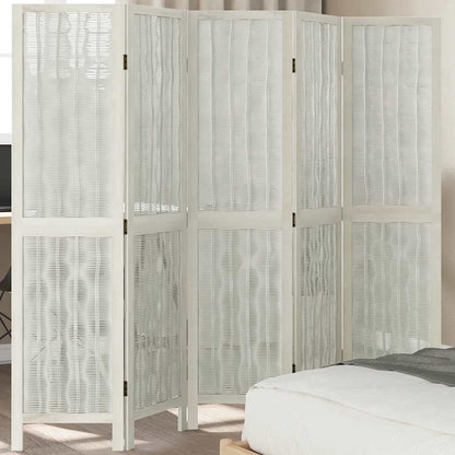 Rumdeler Paneler Massivt Kejsertræ Hvid - Variant 358677
