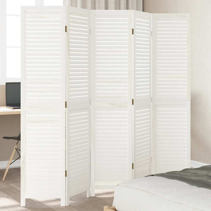 Rumdeler Paneler Massivt Kejsertræ Hvid - Variant 358838
