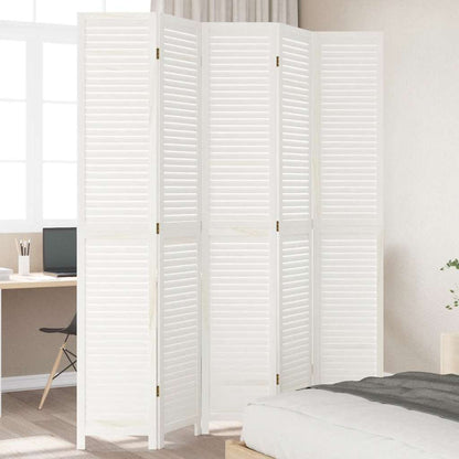 Rumdeler Paneler Massivt Kejsertræ Hvid - Variant 358840