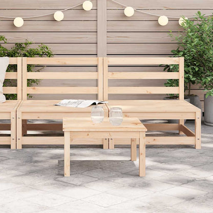Sofamoduler 2 Stk. 70x70x67 Cm Uden Armlæn Massivt Fyrretræ