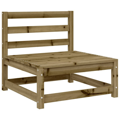 Sofamoduler 3 Stk. 70x70x67 Cm Uden Armlæn Imprægneret Fyrretræ