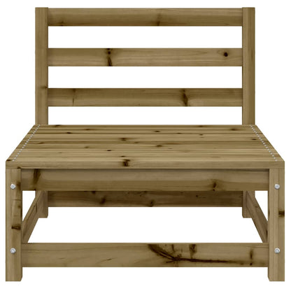 Sofamoduler 3 Stk. 70x70x67 Cm Uden Armlæn Imprægneret Fyrretræ