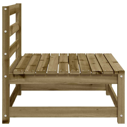 Sofamoduler 3 Stk. 70x70x67 Cm Uden Armlæn Imprægneret Fyrretræ