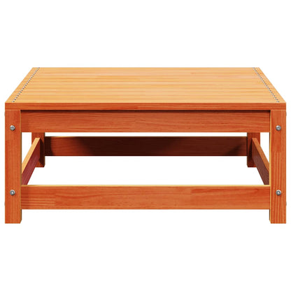 Haveskammel 70x70x30 Cm Massivt Fyrretræ Brun