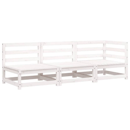 3-Personers Havesofa Massivt Fyrretræ