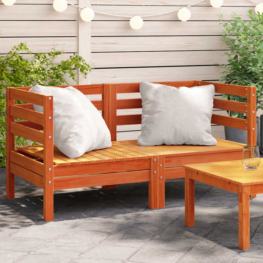 Hjørnemodul Til Havesofa Massivt Fyrretræ - Variant 837988