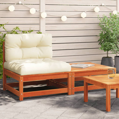 Sofa Med Hynder Og Fodskammel Uden Armlæn - Variant 838138