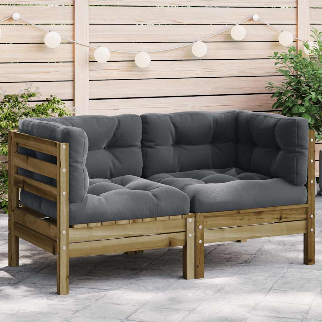 Hjørnedel Til Havesofa Med Hynder - Variant 838156