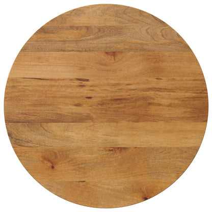 Bordplade Ø80x2,5 Cm Rund Massivt Mangotræ - Hovedbillede