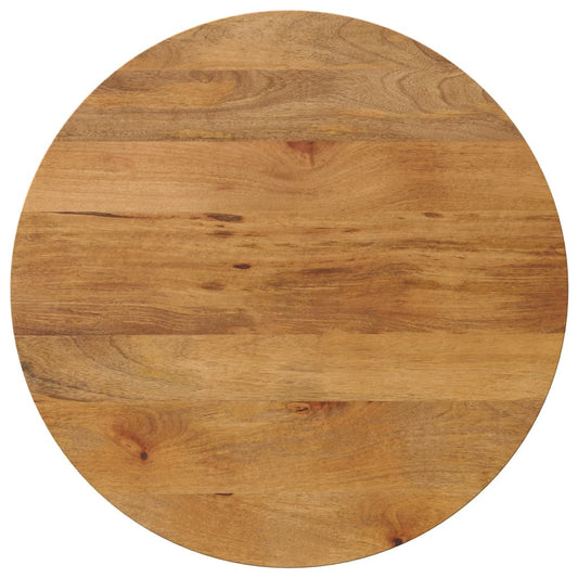 Bordplade Ø80x2,5 Cm Rund Massivt Mangotræ - Hovedbillede